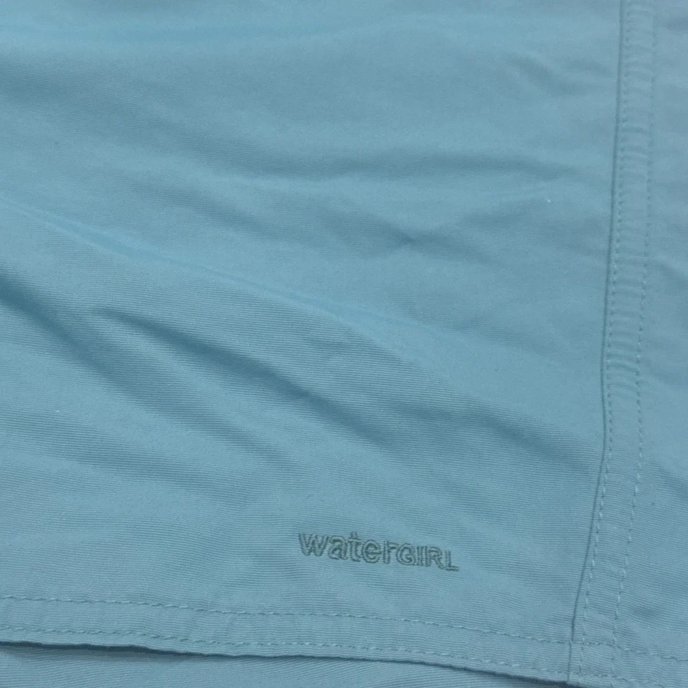 PATAGONIA Women 10 WATER GIRL Board Short Teal Nylon Drawstring Gorpcore NEW